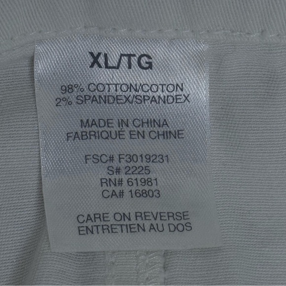 Vintage Women’s Floral Embroidered Blazer XL White Blue 2 Mid-Length Unbranded - Picture 8 of 10